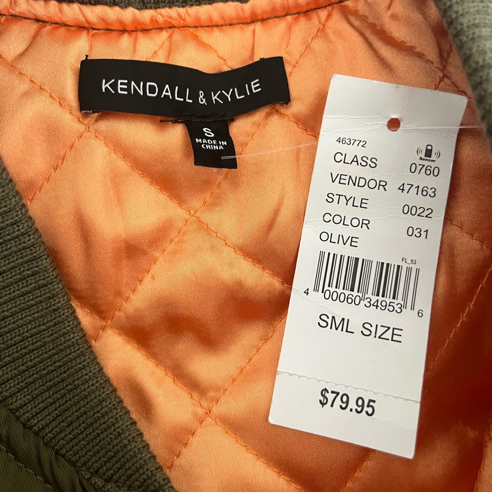 Kendall and Kylie (Pacsun) Long bomber jacket